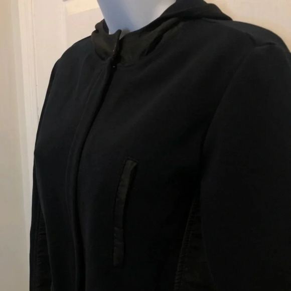 Magaschoni Belted Hooded Sweatshirt Jacket M - Picture 7 of 15